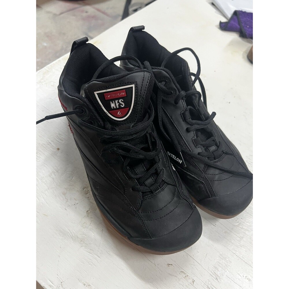Ektelon Men's 10 Vtg NFS Racquetball Pickleball Court Shoes Black Tour 3/4